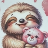 Grußkarte - Valentinstag - Geburtstag - Muttertag - Freundschaft