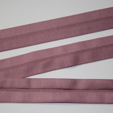 Schrägband Jersey mit Elasthan-Anteil erika 20 mm lila
