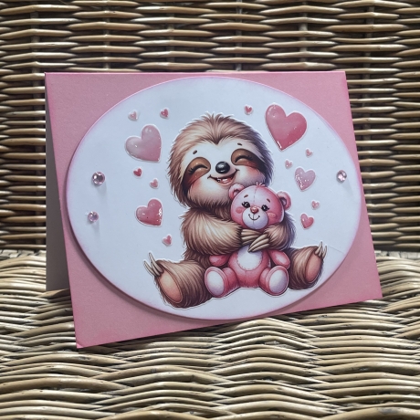 Grußkarte - Valentinstag - Geburtstag - Muttertag - Freundschaft