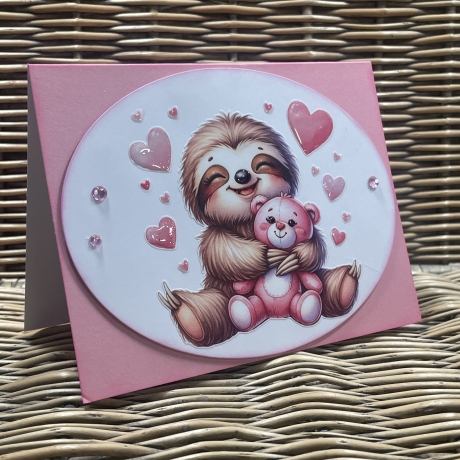 Grußkarte - Valentinstag - Geburtstag - Muttertag - Freundschaft