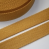 Gurtband Baumwolle recycelt 30 mm senf senfgelb mustard RE