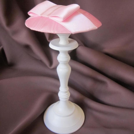 Fascinator Kopfschmuck Hut Braut Rosa Maud