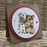Karte Valentinstag - Geburtstag - verliebte Maus 