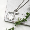 Pusteblume • Halskette silber | Naturschmuck | Kette | Glas