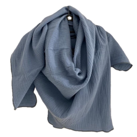 Musselin Tuch XXL | Schal | Halstuch | Dreieckstuch | 42 Farben