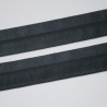 Schrägband Jersey mit Elasthan-Anteil dunkelblau 20 mm