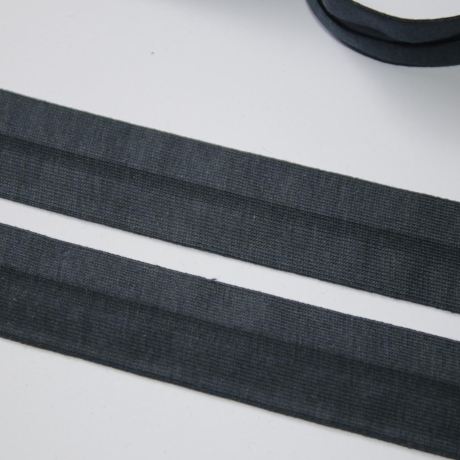 Schrägband 20 mm dunkelblau blau elastisch Jersey-Schrägband