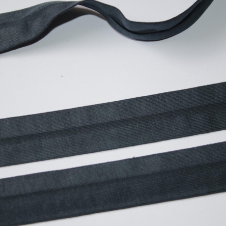 Schrägband 20 mm dunkelblau blau elastisch Jersey-Schrägband