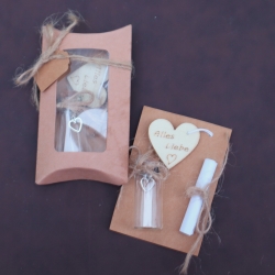 Kleines Geschenk Set Mitbringsel Mitgebsel Gastgeschenk Herz