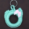 Schlüsselanhänger Katze Taschenbaumler Katzenkopf Handarbeit bunt