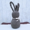 Hase Osterdeko gehäkelt Wohndeko Türstopper Osterhase braun