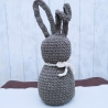 Hase Osterdeko gehäkelt Wohndeko Türstopper Osterhase braun