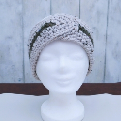 Ohrwärmer Stirnband gehäkelt Turban Haarband Ohrenwärmer