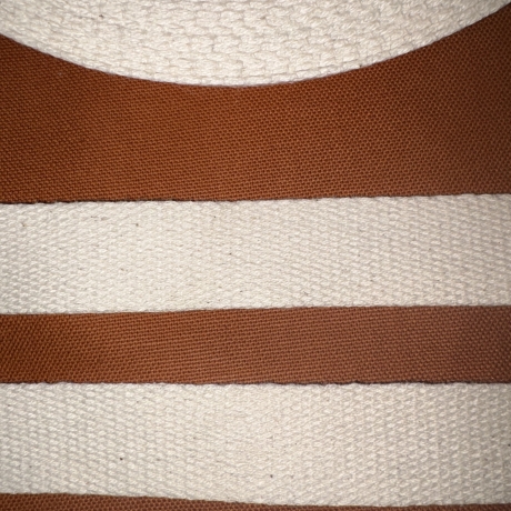 Gurtband Baumwolle 25 mm natur / ecru - 1,7 mm 