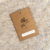 Mini-Karte • Zeit für dich • Blume Geschenkanhänger