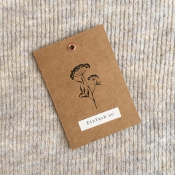 Einfach so • Mini Karte Zweig Geschenkanhänger