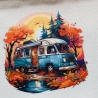 Set Tasche & Untersetzer für die Reise - Camping - Papiere 