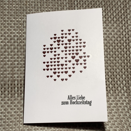Karte - Grußkarte - Alles Liebe zum Hochzeitstag - von uns allen