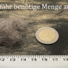 Handgefertigte Tierhaarperle mit Armband aus Edelsteinperlen