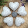 Handgefertigtes Deko Set Pure Heart aus Glas und Harz