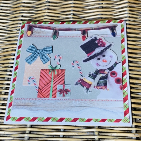 Wintergrüße - Weihnachtsgrüße - Schneemann - Geschenke