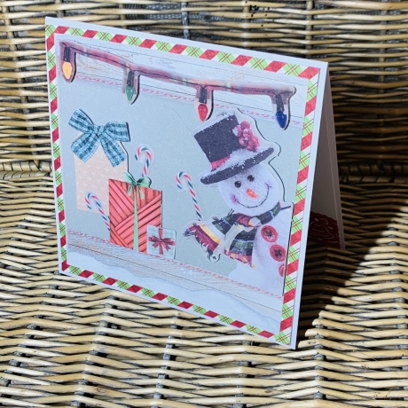 Wintergrüße - Weihnachtsgrüße - Schneemann - Geschenke