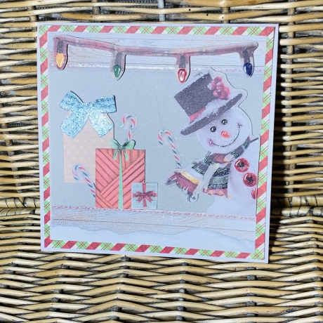 Wintergrüße - Weihnachtsgrüße - Schneemann - Geschenke