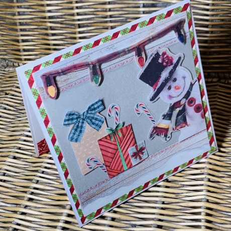Wintergrüße - Weihnachtsgrüße - Schneemann - Geschenke