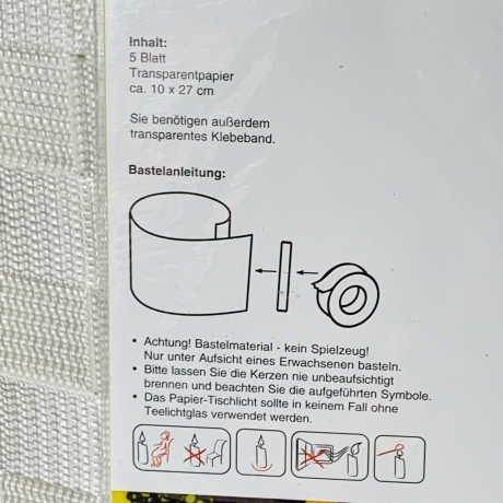 Papier-Tischlichter 5er Pack - 8 cm Ø - Elefanten - Glücksbringer