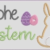 Ferberline Stickdatei ITH Schokihülle Frohe Ostern 13x18