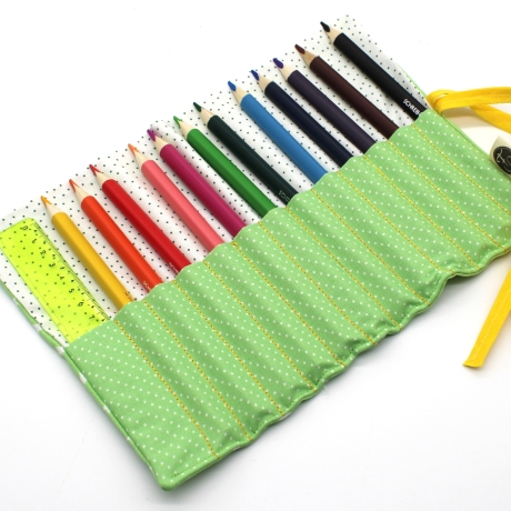 Stickdatei ITH Stifterolle Stifteetui Rollmäppchen 20x30cm