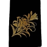 NEU Stickdatei Lilie gold realistisch für dunkle Stoffe
