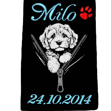 Stickdatei  Cockapoo Nino Hund 