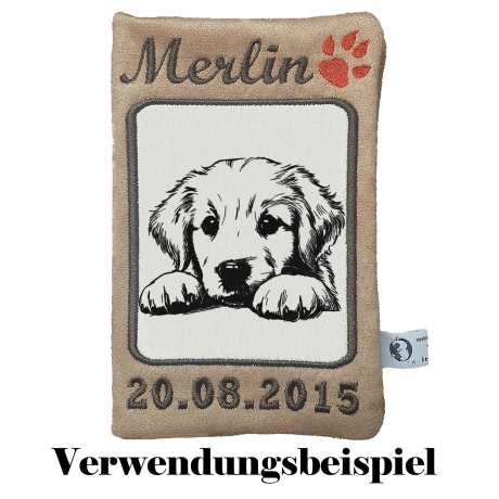 Stickdatei Golden Retriever Welpe Gabby Hund