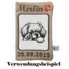 Stickdatei Pekinese Axel Hund realistisch Lunachild