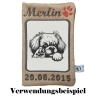 Stickdatei Pekinese Axel Hund realistisch