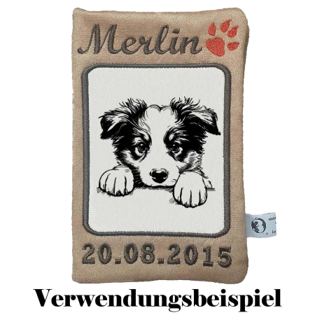 Stickdatei Border Collie Welpe Ranja Hund