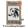 Stickdatei Whippet Garbo Hund realistisch