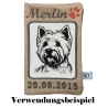 Stickdatei West Highland White Terrier Amadeus Hund