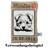 Stickdatei West Highland Welpe Terrier Amelie Hund