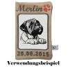 Stickdatei Mastiff Welpe Hugo Hund realistisch