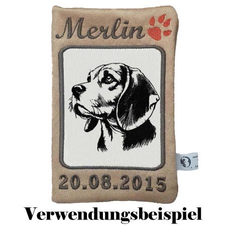 Stickdatei Beagle Dean Hund realistisch