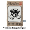 Stickdatei Rottweiler Welpe Sarabi Hund