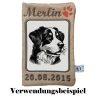 Stickdatei  Appenzeller Sennenhund Wally Hund 