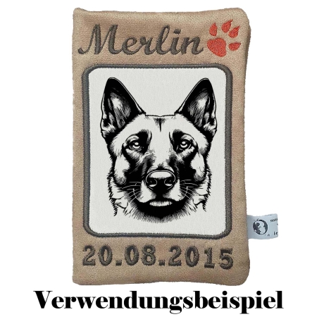 Stickdatei  Malino Mischling  Uwe Hund Schäferhund