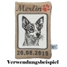 Stickdatei Jack Russel Mischling Gerd Hund