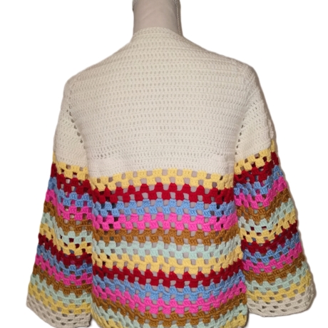 Damenjacke Multicolor (Größe: 38/40), Jacke, 100% Acryl