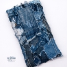 UPCYCLING Jeans Handy-Gürteltasche, Handy Tasche für Gürtel