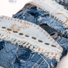 UPCYCLING Jeans Handy-Gürteltasche, Handy Tasche für Gürtel