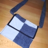 Schultertasche★aus Jeans★klein★in Patchwork★von Hobbyhaus